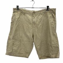 Carhartt ワークショートパンツ W40 カーハート ベージュ ビッグサイズ ハーフパンツ ロゴ 古着卸 アメリカ仕入 2305-990_画像1