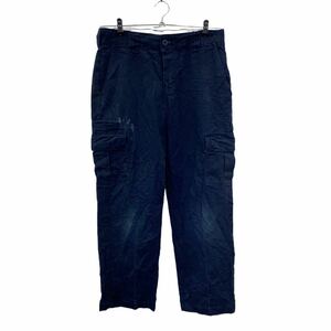 Dickies ワーク・ペインターパンツ W32 ディッキーズ カーゴパンツ ネイビー 古着卸 アメリカ仕入 2305-1203