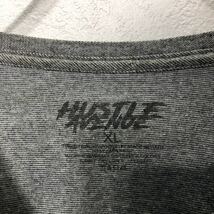 HUSTLE プリント ロンT XLサイズ 長袖Tシャツ 灰色 グレー 古着卸 アメリカ仕入れ a407-5050_画像8