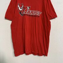 NIKE 半袖 プリント Tシャツ L レッド ナイキ スポーツ Red Foxes MARIST 古着卸 アメリカ仕入れ a407-6034_画像3