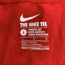 NIKE 半袖 プリント Tシャツ L レッド ナイキ スポーツ Red Foxes MARIST 古着卸 アメリカ仕入れ a407-6034_画像8