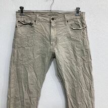 Levi's 513 カラーデニムパンツ W34 リーバイス スリム ベージュ 古着卸 アメリカ仕入 2305-1408_画像2