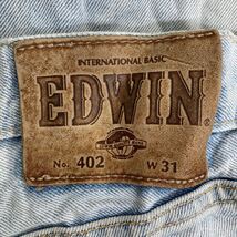 EDWIN 402 デニムパンツ W31 エドウィン ライトブルー 古着卸 アメリカ仕入 2305-1423_画像9