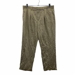 DOCKERS chino pants W38 Docker's beige big size tuck old clothes . America buying up 2305-1539