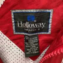 Holloway ナイロンジャケット Mサイズ ホロウェイ スポーツ 赤 レッド 古着卸 アメリカ仕入 a505-6745_画像8