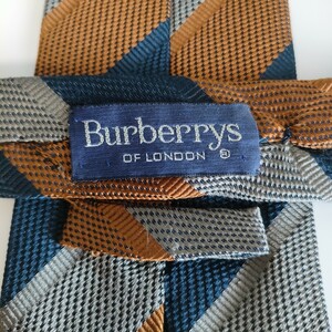 Burberry( Burberry ) navy Brown gray reji men taru necktie 