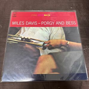 ジャズ LP MILES DAVIS マイルスデイビス ポギーアンドベス CBSソニー の画像1