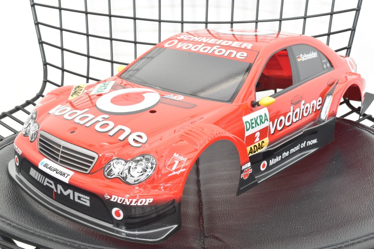 絶版 タミヤ RC 1/10 ボーダフォン・AMGメルセデス DTM 完成ボディ www