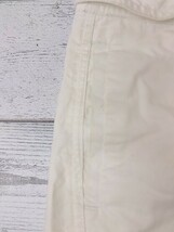 Tommy Hilfiger トミー スカート ウエストリボン フロントボタン ひざ丈 コットン 汚れ有 2サイズ ホワイト レディース 1304000000060_画像4
