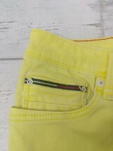 Hilfiger DENIM ヒルフィガーデニム スキニーパンツ パステルカラー 股下浅め 色むら有 27/32サイズ イエロー レディース 1304000000794_画像4