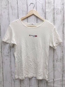 Tommy Hilfiger トミー ヒルフィガー Ｔシャツ 半袖 カットソー ロゴ ラウンドネック サイズ不明 ホワイト レディース 1304000000084