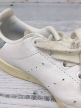 adidas アディダス スニーカー S82259 STAN SMITH ロー レースアップ トレフォイルロゴ 汚れ有 23㎝ ホワイト レディース 1304000000404_画像5