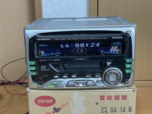  condition excellent operation goods * Addzest made 2DIN CD/ cassette deck ADX5555Z operation verification ending 