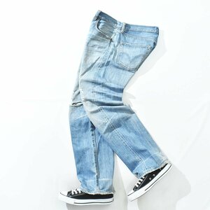 ★定番人気品番 リーバイス Levis 501 オリジナル デニム パンツ W34 インディゴ★ジーンズ ライト アイス ブルー ジーパン 古着★