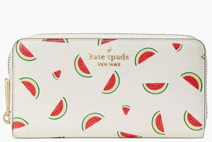 完売!!　日本未発売　kate spade ケイト・スペード Staci Watermelon Party Large Continental Wallet 型番：KB551　本物をお届け！