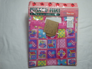 キッズ 女の子用 インナー キャミソール 140㎝ ピンク パッチワーク風デザイン 綿100％ サイズ違いなども出品中 同様商品3点まで同梱可