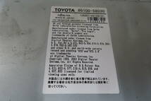 V6018/トヨタ純正　86100-58030　HDDナビ　2006年　CD・DVD・MD再生OK　取付金具付き_画像6