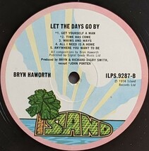 英国SWAMP スワンプ名盤 BRYN HAWORTH / LET THE DAYS GO BY ピンクリム英国盤中古レコード _画像5