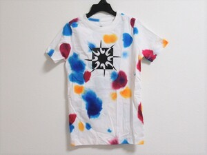 NIKE キッズ Tシャツ 白 タイダイ風 130 ナイキ YTH NSW テイクダウン ジュニア 半そで 運動 DQ3867-100