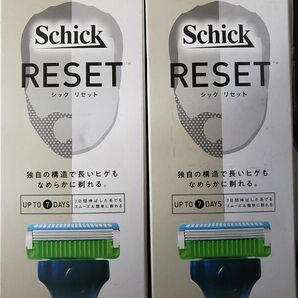 新品未使用2点☆Schick (シック) RESET リセット ホルダー刃付き+替刃1コ SCHICK RESET