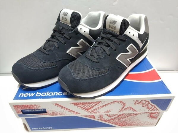 ニューバランス new balance　M574SKW us10 28cm BK 黒