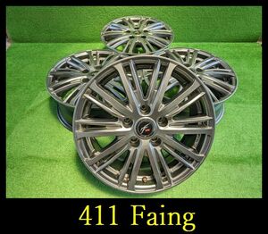 【411】Faing ホイール▲16x6.5J 5穴 PCD114.3 +40 4本 プリウスα リーフ ジューク アルファードなど