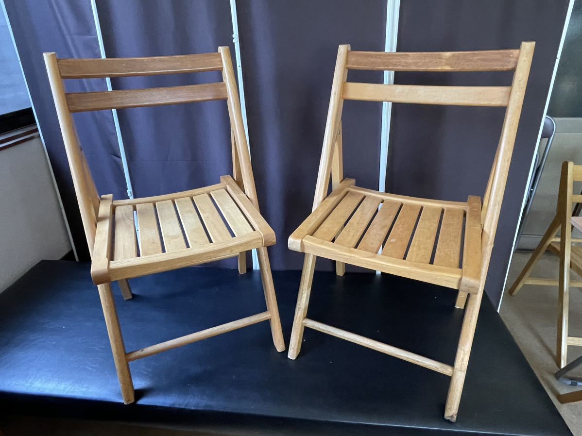 ヤフオク! -折りたたみ椅子 木製の中古品・新品・未使用品一覧