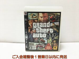 【1円】PS3 プレステ3 グランド・セフト・オートIV ゲームソフト 1A0406-178mk/G1