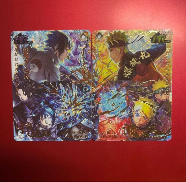 NARUTO カード PR 終末の谷 うちはサスケ うずまきナルト サスケ ナルト