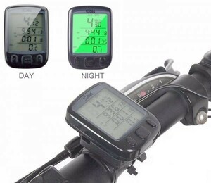 * bicycle for height performance cycle computer *2/ backlight attaching digital tripmeter / easy installation power supply un- necessary rainproof time trip odo average speed 