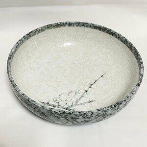 美品 渓南 深皿 大皿 直径19.5cm 高さ6cm 鉢 食器 和食器 うつわ 皿 陶器 焼き物 送料無料