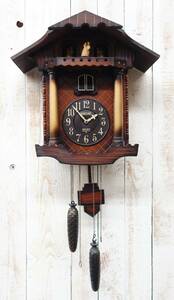 レトロコレクション　当時物 ＊SEIKO セイコー ＊BIRDIE バーディ　鳩時計　からくり時計　 　掛け時計　飾り時計　 ＊MODEL PB332B 