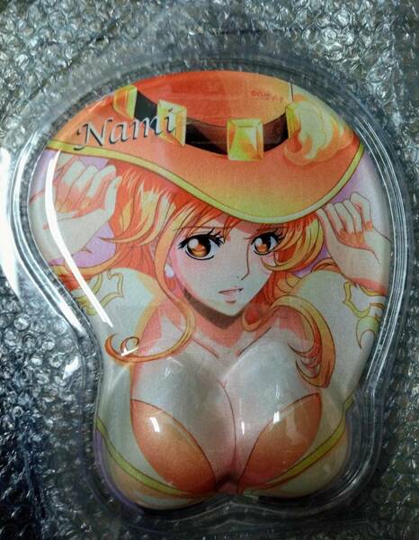 正規品 ワンピース 3D マウスパッド ナミ 15周年 Ver. 新品 おっぱいマウスパッド 尾田栄一郎 ONE PIECE NAMI 15th Anniv. booba mousepad