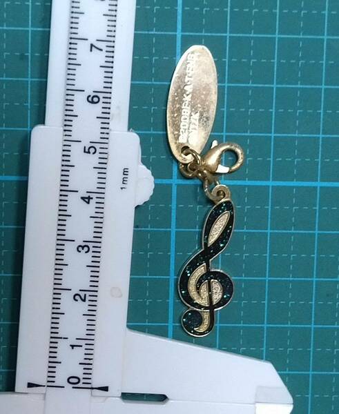 のだめカンタービレ 音符 ト音記号 ファスナー チャーム キーホルダー Nodame Cantabile note treble clef G clef zipper pull charm