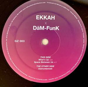 12★DaM-FunK x EKKAH『What's Up / Space Between Us』★Funk, Hip-Hop, Disco, 80s★