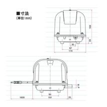 安永 エアーポンプ AP-40P＋6方分岐管 　送料無料 但、一部地域除 代引/同梱不可_画像3