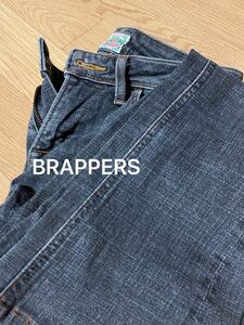 BRAPPERS ジーンズ ブラック美品 ウエスト58cm