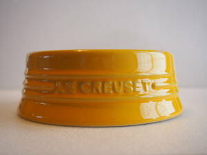 [ nationwide free shipping ]( new goods unused ) LE CREUSET * PET BOWL S size YELLOW*ru* Crew ze pet bowl yellow dog cat tableware 