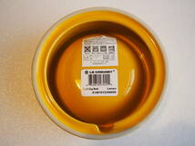 【全国送料無料】〔新品未使用〕 LE CREUSET □ PET BOWL Sサイズ YELLOW□ ル・クルーゼ ペットボウル イエロー 犬 猫 食器_画像4