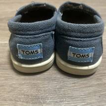 美品！TOMSトムス キッズ　ネイビー　14センチ_画像3