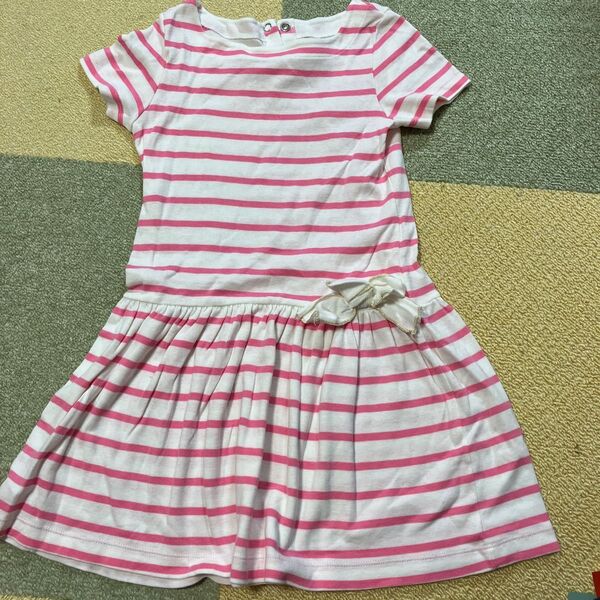 PETIT BATEAU ボーダーワンピース