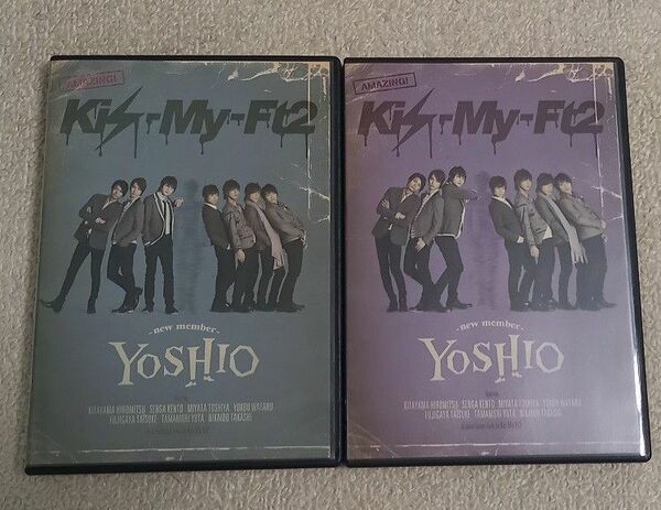 #Kis-My-Ft2/YOSHIO-NEW MENBER〈限定盤+通常盤〉DVD+CD