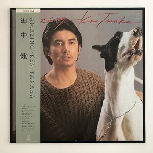 LP/ 田中健 / AMAZING アメイジング / 国内盤 帯・ライナー INVITATION VIH-28126 30520S