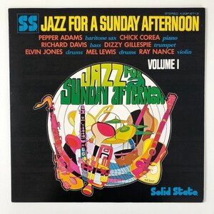 LP/ V.A. / JAZZ FOR A SUNDAY AFTERNOON / 国内盤 ライナー SOLID STATE K23P6713 03517S