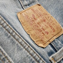 最値!1点物!USA製!90'sヴィンテージモデル!リーバイス【Levi's】501xx高級デニム ジーンズ!完売!アイスブルー!希少ビッグサイズ W36 _画像5