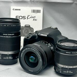 Canon EOS kiss x9i トリプルレンズセット♪安心フルセット♪