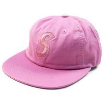 新品 未使用 正規品 ◆ Supreme Tonal S Logo 6 Panel Cap Pink/ピンク 17AW タグ付 キャップ 帽子 ◆_画像2