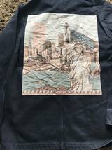 新品 未使用 国内正規品 ◆ Supreme NY Tapestry Denim Chore Coat Black/黒 サイズM ◆ 18ss 大人気 激レア商品_画像4