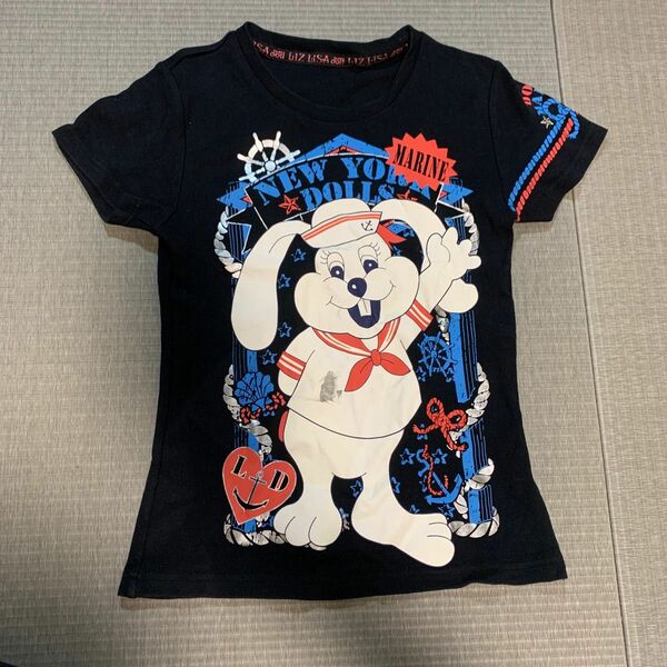 LIZ LISA doll リズリサドール　Tシャツ　中古　うさぎ　半袖