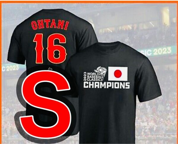 即日発送！新品未使用　USA限定　WBC優勝記念　大谷翔平Tシャツ Sサイズ　ブラック